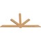 Ekena Millwork Kennewick Timber Gable Bracket, Western Red Cedar, 96"W x 48"H x 1 1/2"D x 5 1/2"F, 12/12 Pitch GBW096X48X0206KEN00SWR - alternate 3